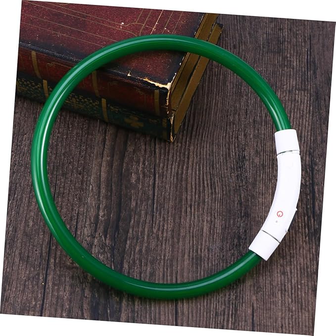 BESPORTBLE USB Charging Dog Collar Led Luminous Night Collar Modes Flashing for Pet Safety