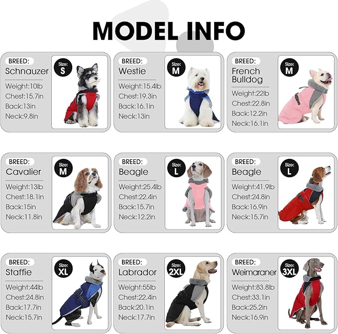 Nanaki Large Dog Coat Rainproof-Warm Giant Breed Dog Jacket With Leash Hole, Fleece Lining Reflective Great Dane Winter Coat Doberman Jacket For Cold Weather Outdoor Walking Hunting, Camping,Black 3XL