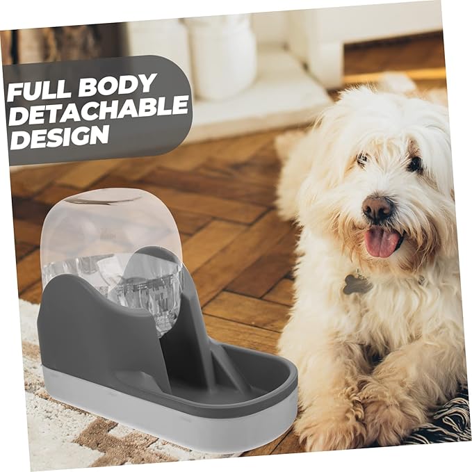 Happyyami 1pcs Automatic Pet Water Dispenser for Cats and Dogs Large Capacity Feeder Easy to Removable Design Plastic Holder for Pet Hydration
