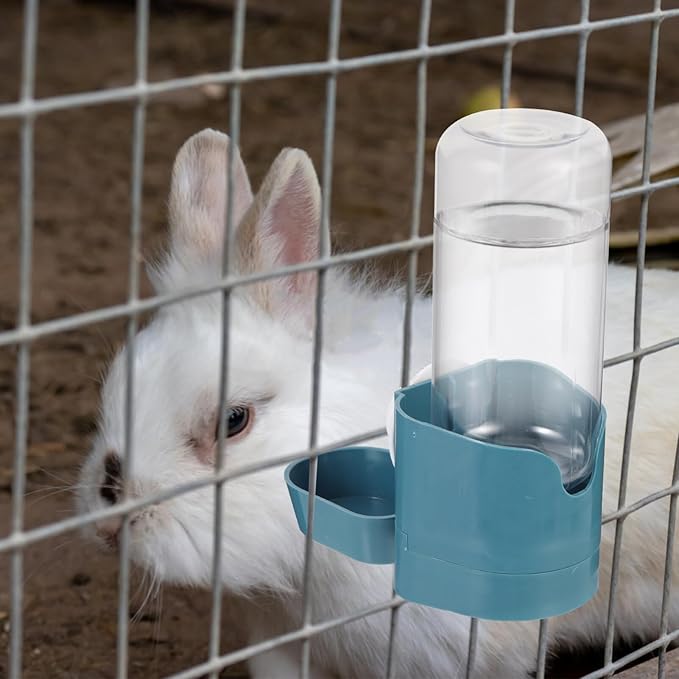 1pc Hanging Water Dispenser Mini Kettle Cat Pet Gravity Water Dispenser Hanging Automatic Cat Feeder Station Food Bowl Cage Pet Drinking for s Dogs Pets