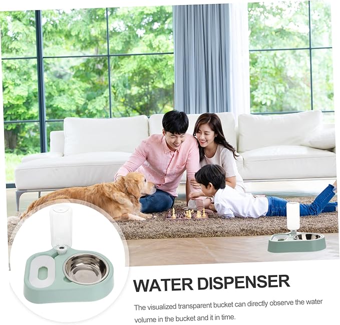 Automatic Cat Water Dispenser Capacity Pet Water Feeder Bowl Running for Dogs