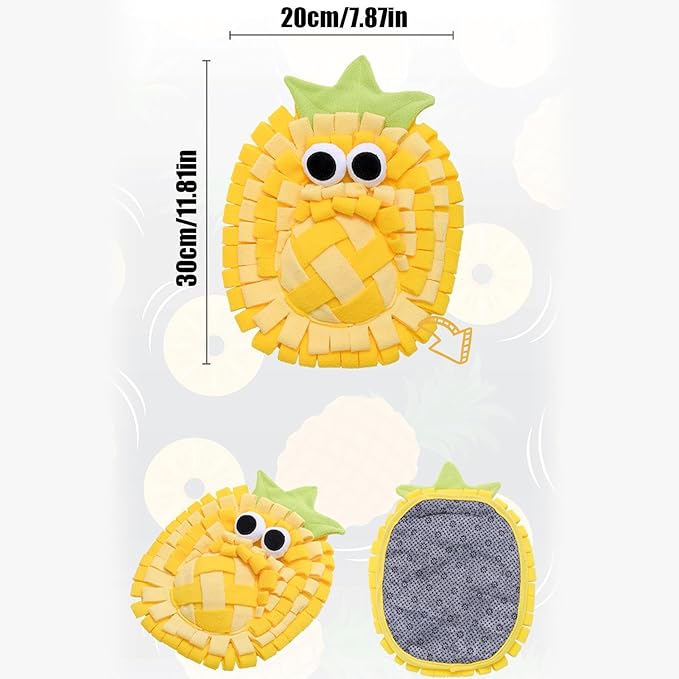Pet Sniffing Mat - Interactive Foraging Toy, Puppy Slow Eating with Enrichment Pad, Dog Training with Nose Work Activity, Medium Large Breed with Indoor Play Use, Foraging Mat for Home Garden