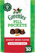 Greenies Pill Pockets for Dogs, Large Size Soft Dog Treats, Hickory Smoke Flavor, 7.9 oz. Pouch