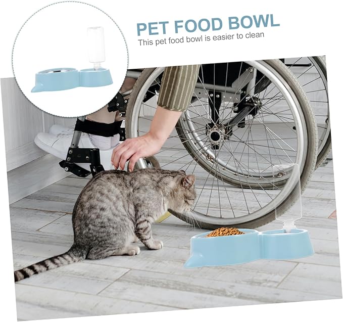 1pc Automatic Dog Water Dispenser Bowl Antiskid and Cats Dual-Function Feeding and Drinking Easy to Clean and Refill for Home Use