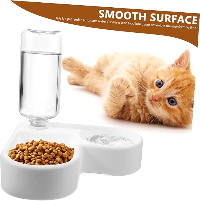 balacoo Automatic Pet Feeder with Water Bowl for Cats and Dogs Unique Detachable Design Easy to Clean and Use Stylish Pet Supply for Feeding and Hydration