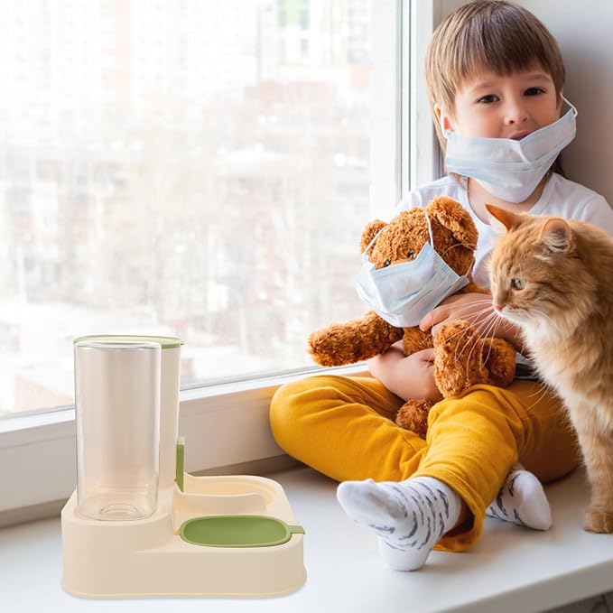 Milisten Automatic Pet Water Dispenser Food Separation for Dogs and Cats Generation Capacity Easy to Use for Home Professional Pet Stores Design