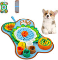 JXTZ Snuffle Mat for Dogs, Pet Sniffing Pad for Medium & Small Dogs, 25 x 17 in, Slow Feeder Dog Treat Mat for Training & Stress Relief, Improves Sniffing Abilities, Non-Slip Bottom, Easy to Clean