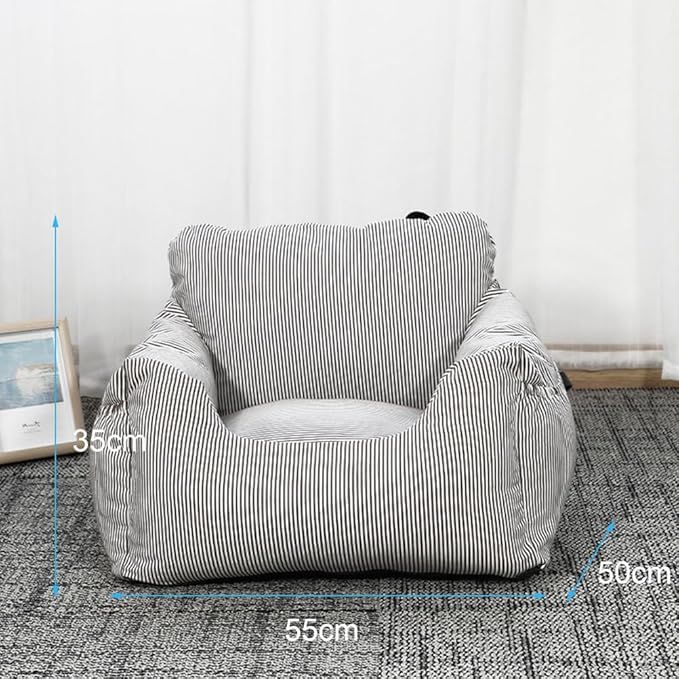 Puppy Car Seat Under 22 lbs, Dog Car Seat for Small Dog,Dog Booster Seat for Travel,Portable Cars Travel Carrier Beds with Clip-On Safety Leash,A