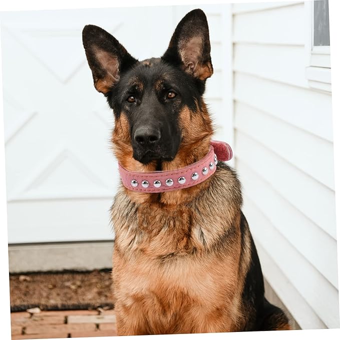 Stylish Vintage Dog Collar for Dogs Comfortable Soft Pet Neck Decor Retro Design for Daily Wear and Photo Shoots for Festivals and Events Wide Neck Ornament