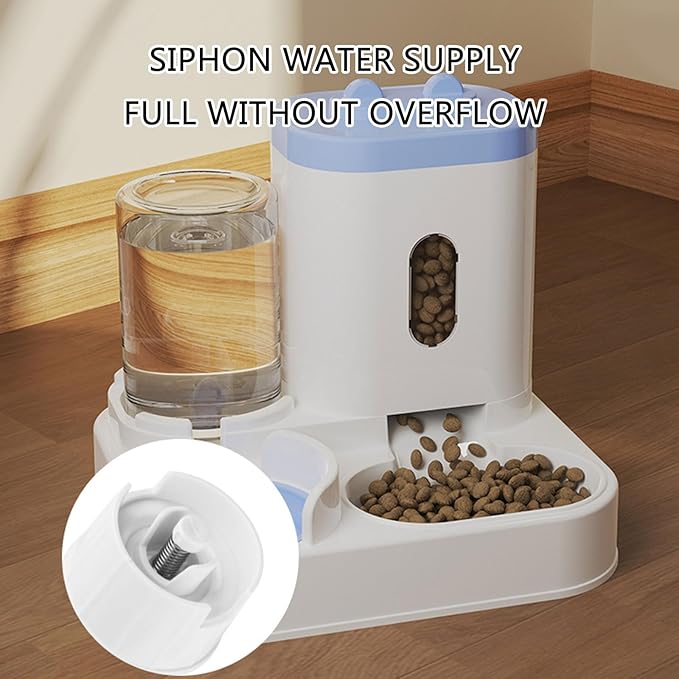 Elegant Cats Bowl Food Dish Set Treat Water Dispenser Container 2 in 1 Water Bowls Pet Utensil Automatic Pet Feeders for Dogs