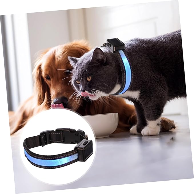 Rechargeable Dog Collar Led Lights Night Safety Collar for Dogs Pet Supplies Solar