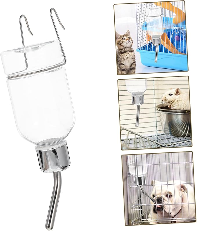 Balacoo Roller Ball Drinking Fountain Pet Water Bottle Automatic Dog Waterer Leak- Hanging Dispenser