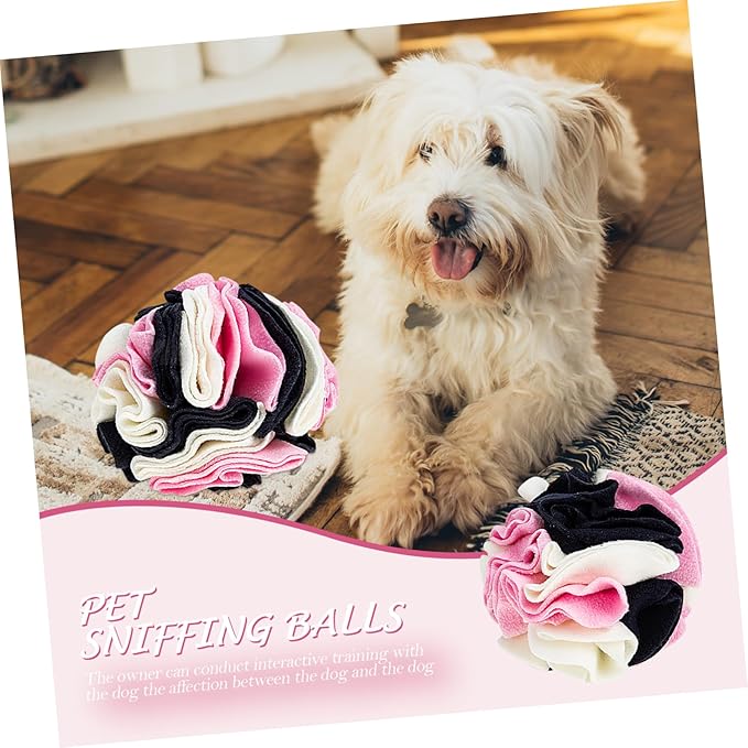 Pet Sniffing Interactive Chewing Toy for Dogs Food Dispenser for Puppies Engaging Slow Feeder for Indoor and for Reducing Stress and Enhancing Smell