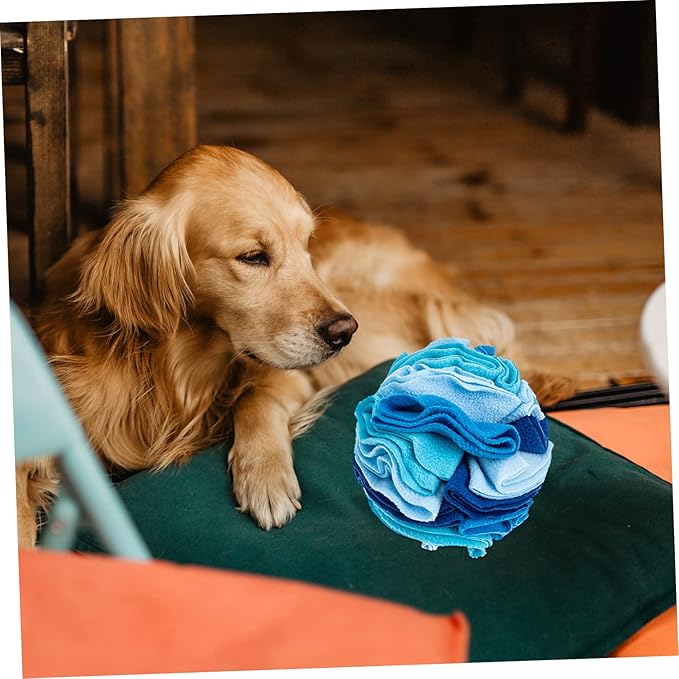 YARNOW Dog Sniffing Training Toy Interactive Snuffle for Dogs Slow Feeding Pet Toy Fleece Engaging Mental Exercise for Pups Design