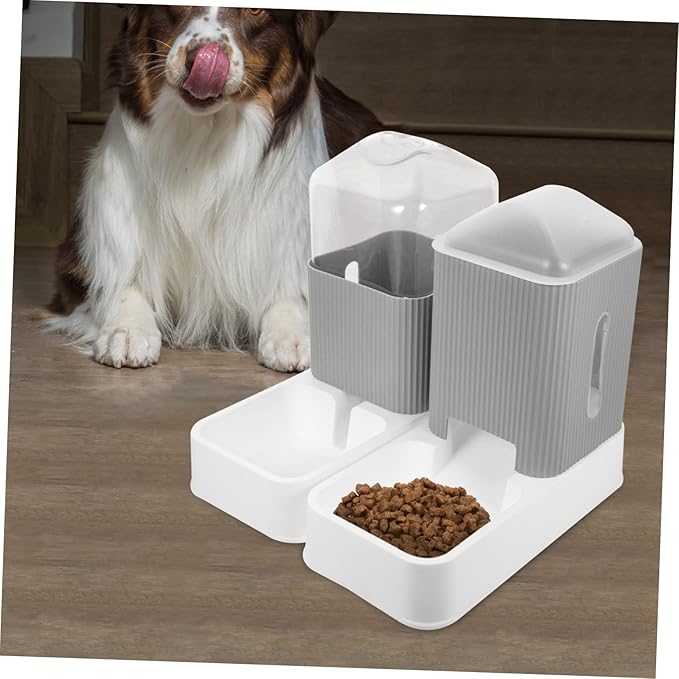 VANZACK 1set Automatic Feeder Dispenser Pet Water Holder Smooth Design Easy to Use for Store Feeder Water Bowl