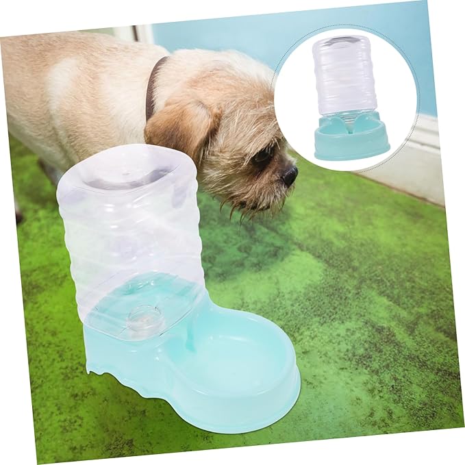 Totority Gravity PET Water Dispenser for Cats and Dogs Automatic PET Feeder Bowl Simple Fill Design Suitable for Indoor and Outdoor Use 1.5L Capacity