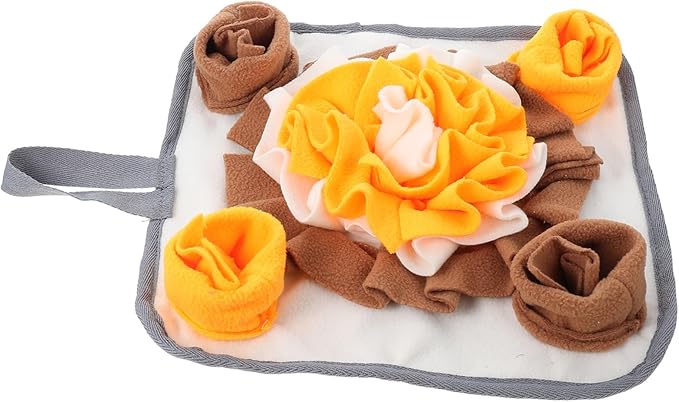 BESPORTBLE Dog Agility Training Equipment Small Pet Snuffle Mat Rabbit Feeding Pad Bunny Training Mat Pet Sniffing Cushion Slow Feeding Pad