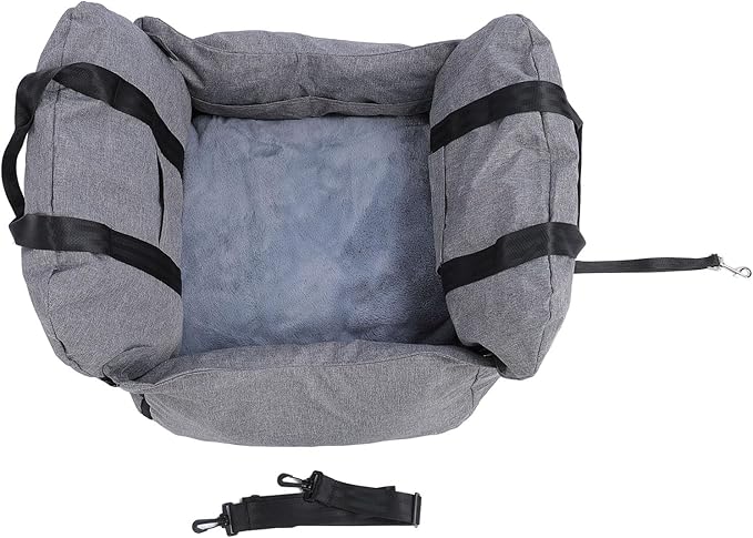Dog Car Seat Portable Pet Booster Seat Comfortable PP Cotton Detachable Washable Travel Safety Car Seat for Trip