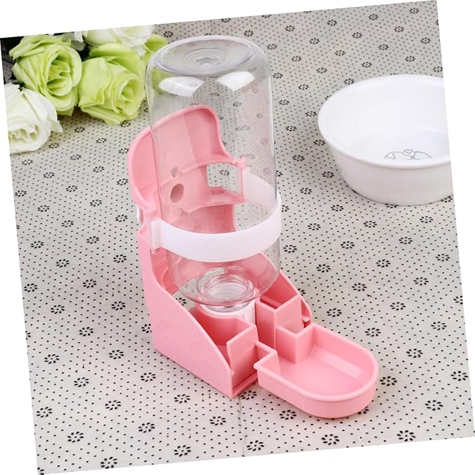 YARNOW Automatic Pet Water Dispenser for Dogs Cats Animals Leakproof Cage Mounted Drinking Feeder Bottle Easy to Install for Hamsters Pigs Birds