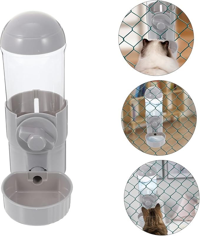 Automatic Dog Waterer Pet Water Feeder Hanging Water Holder for Cats and Dogs Material Easy Install