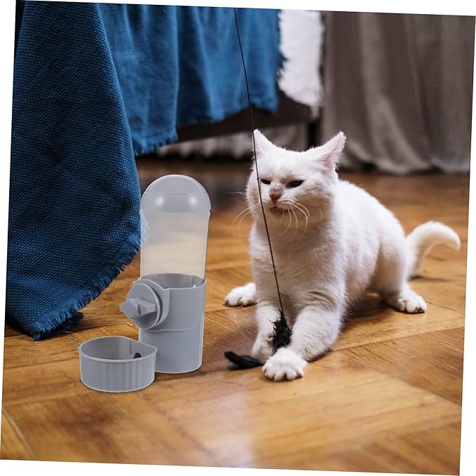 Automatic Dog Water Dispenser Capacity Pet Feeder Easy to Use Cat Water Bowl Leak-Resistant and Cats for Home and Pet Cages