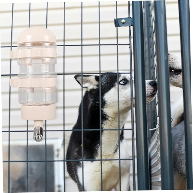 Automatic Pet Water Dispenser for Dogs and Cats Hanging Waterer with Nozzle Leak and for Hydration Cages and Crates