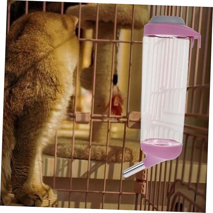 2pcs Automatic Pet Water Dispenser for Dog Cat Pet Cage Feeder Supplies Easy to Clean