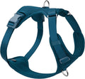 No Pull Dog Harness for Small Medium Large Dogs - Adjustable 2 Layer Mesh Dog Vest with Dual Clip, Escape Proof, Quick Release, Lightweight Breathable Mesh for Walking Hiking (Prussian Blue,S)