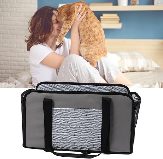 Dog Car Seat, 600DPU Polyester Portable Dog Car Basket Washable Detachable Pet Travel Seats