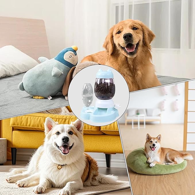 Automatic Dog Feeder, Large Capacity Storage, 1 Piece, Dog Interactive Treat Dispenser Toy, Food Puzzle Slow Feeder, Easy to Disassemble and Clean, for Enrichment Training