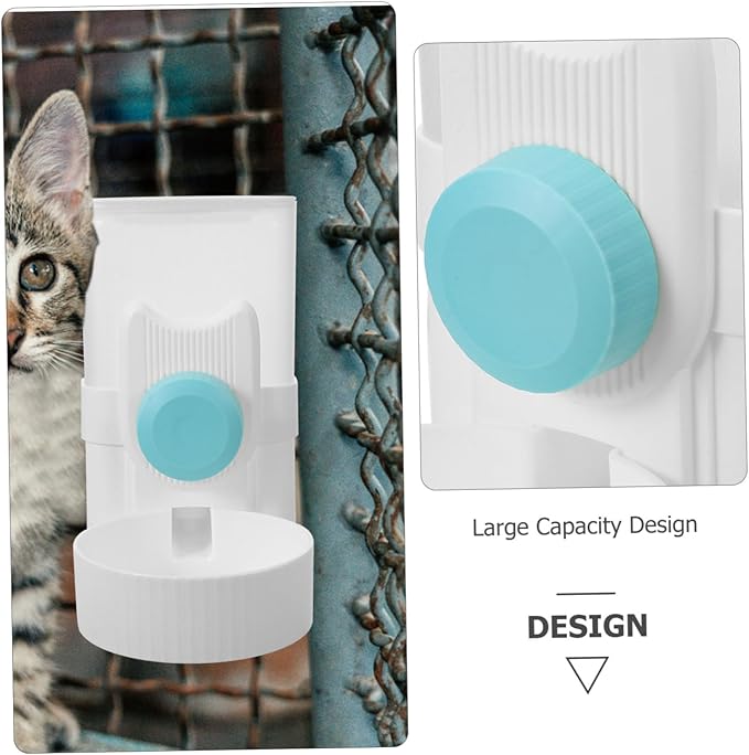 BESPORTBLE Automatic Pet Water Feeder Hanging Water Dispenser for Dogs Cats Leak Design Lightweight Safe Material for Cage Use Convenient Pet Supply