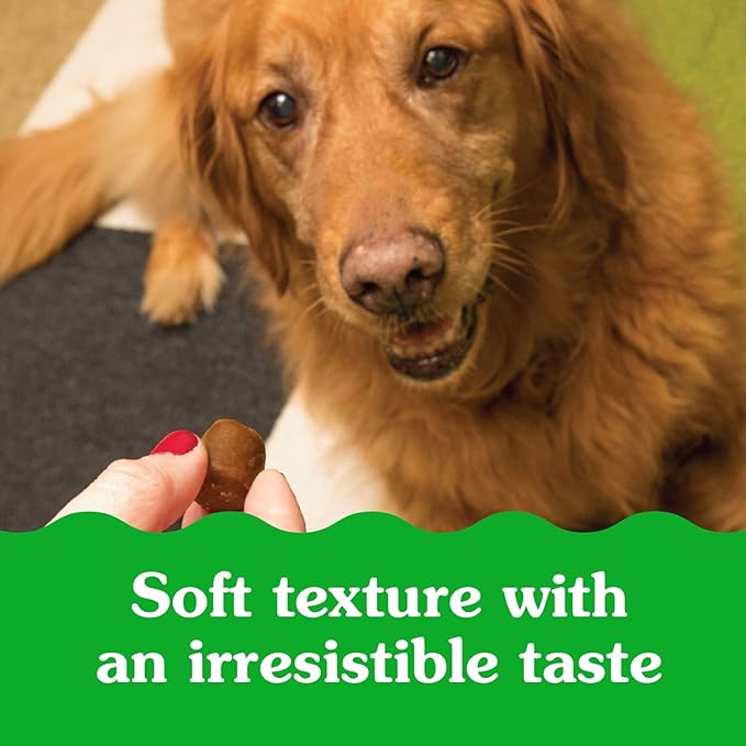 Greenies Pill Pockets for Dogs, Large Size Soft Dog Treats, Chicken Flavor, (6) 7.9 oz. Pouches