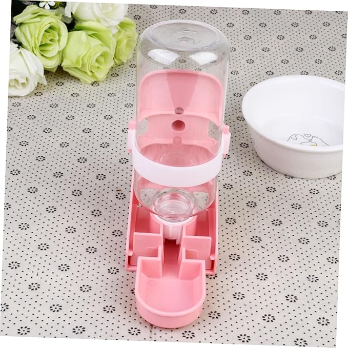 YARNOW Automatic Pet Water Dispenser for Dogs Cats Animals Leakproof Cage Mounted Drinking Feeder Bottle Easy to Install for Hamsters Pigs Birds