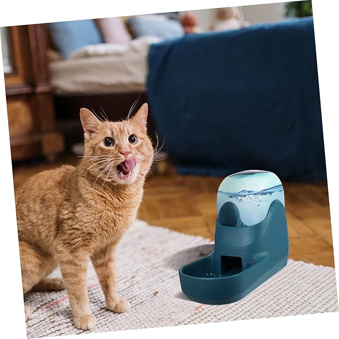 1pc Automatic Pet Water Dispenser Capacity Convenient Feeder for Dogs Cats and Pets Detachable and Easy to Non- Base Design