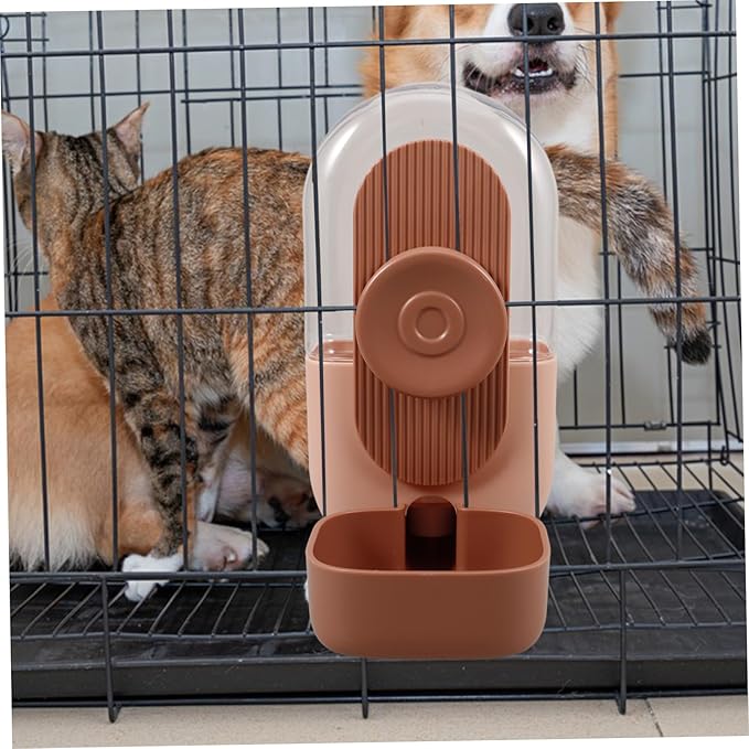 HANABASS 2pcs Automatic Pet Water Feeder Hanging Water Dispenser for Dogs and Cats Leak Design for Pet Cages