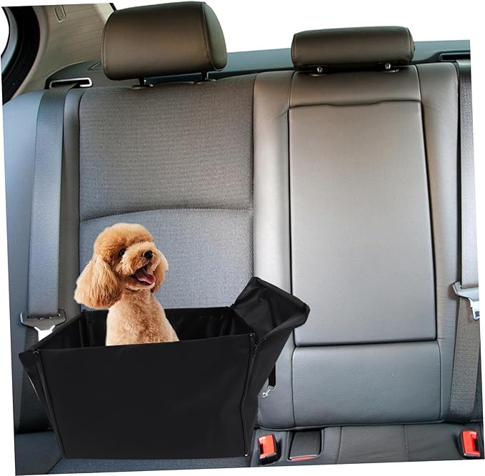 SUPVOX PET Seat Cover for Cars Waterproof PET Basket Storage Pockets Breathable and Washable Dog Car Seat for Travel Suitable for Cats and Dogs