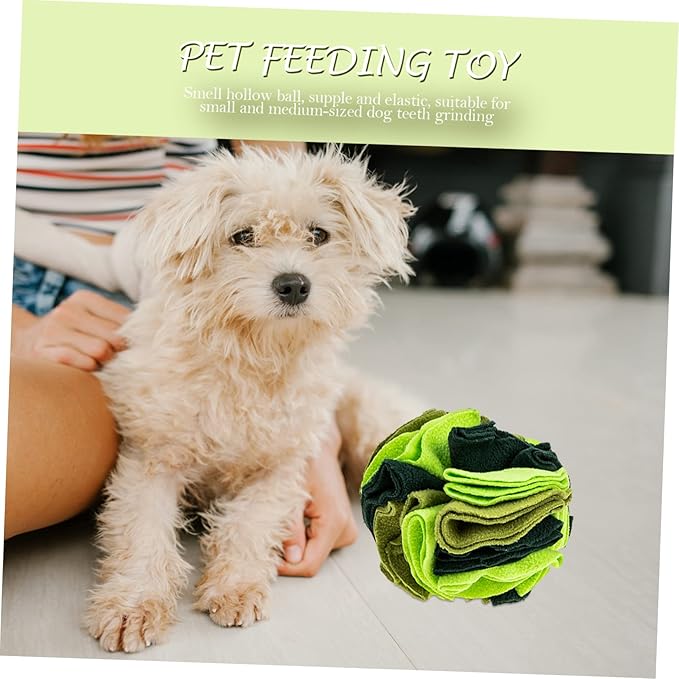 Pet Sniffing Ball Dog Sniffing Snack Ball Pet Dog Plaything for Training and Exercise