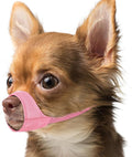 Mayerzon Short Snout Dog Muzzle, Small Muzzle for Chihuahua Shih Tzu American Bully Boxer Puppy, Soft Fabric Mouth Cover for Grooming Vet Visits, Prevent Biting Chewing Fighting