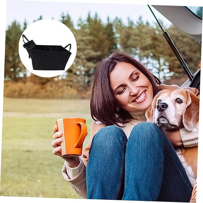 Car PET Seat Cover Breathable Waterproof PET Cushion for Dogs and Cats Portable Dog Car Seat Non-Slip Backing and Storage Pockets