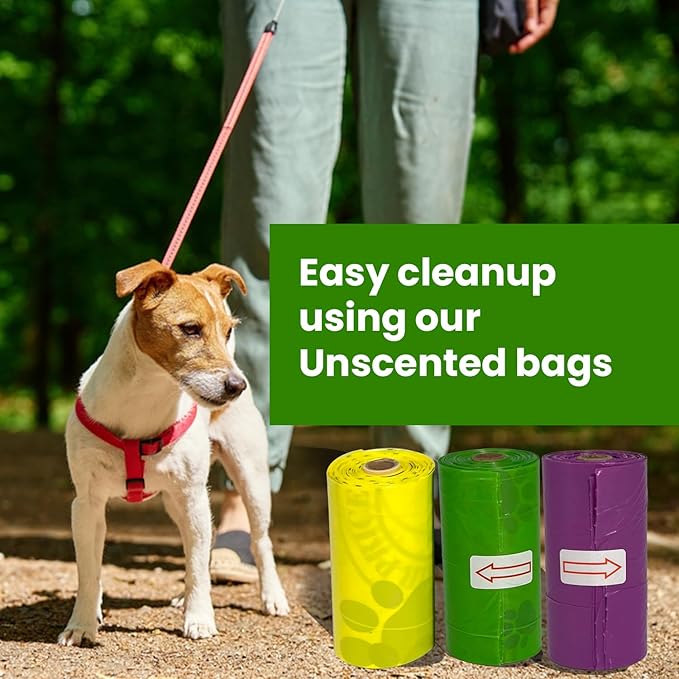 FPN Dog Poop Bags – 16 Rolls - 240 Bags, 13″ x 9″, Fits Most Dispensers – Biodegradable, Leak-Resistant & Earth-Friendly Pet Waste Bags (Unscented)