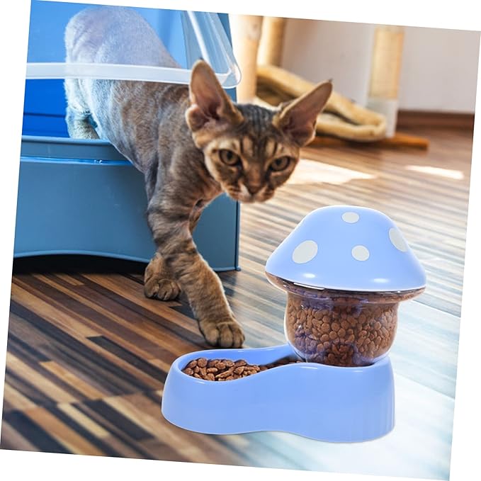 FRCOLOR Automatic Feeder for Cats Large Capacity Cat Food Dispenser Gravity Pet Feeder Bowl
