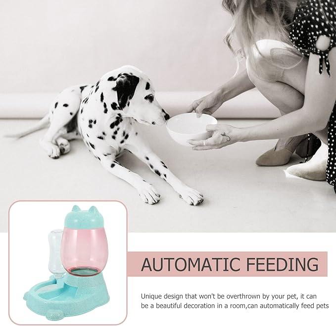 Automatic Drinking Fountain for Cat Dog Pet Feeder Waterer Easy Clean Portable Bowl Feeder