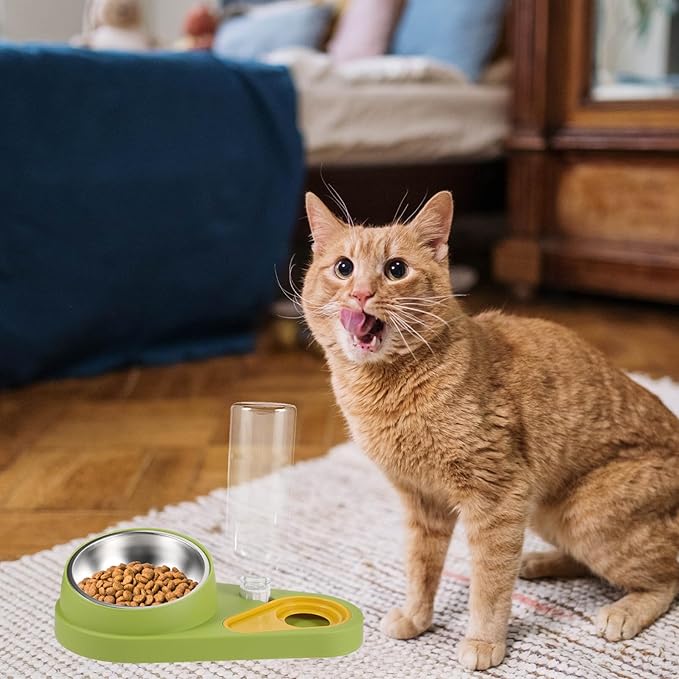 POPETPOP Pet Feeder -Fall Cat Feeder Puppy Water Bowl Dog Feeders Pet Automatic Feeder Cat Automatic Feeder Dog Bowl Small Dog Feeder Dog Feeder Automatic Animal Cat Food Plastic