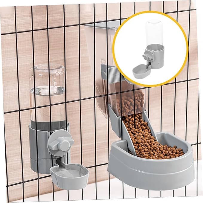 TOYANDONA Automatic Dog Waterer Hanging Drinking Fountain for Dogs Material Easy to Clean Adjust Pet Feeder Bowl for Cats Rabbits