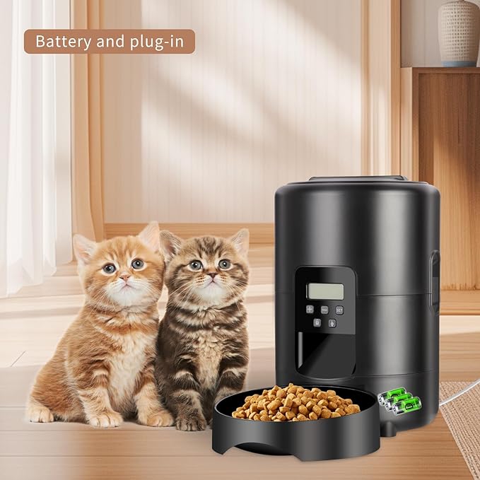 2L Smart Pet Feeder Timing Smart Automatic Pet Feeder for Cats Dog Button Intelligent Dry Food Dispenser Dog Bowl