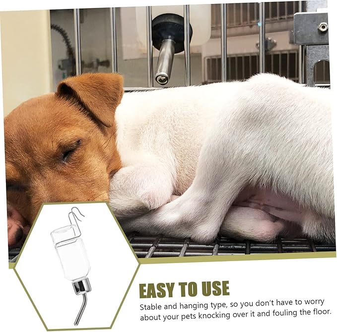 Dog Cat Water Dispenser Hanging Water Bottle Feeder Automatic Feeder Rabbit Bottle Simple Design