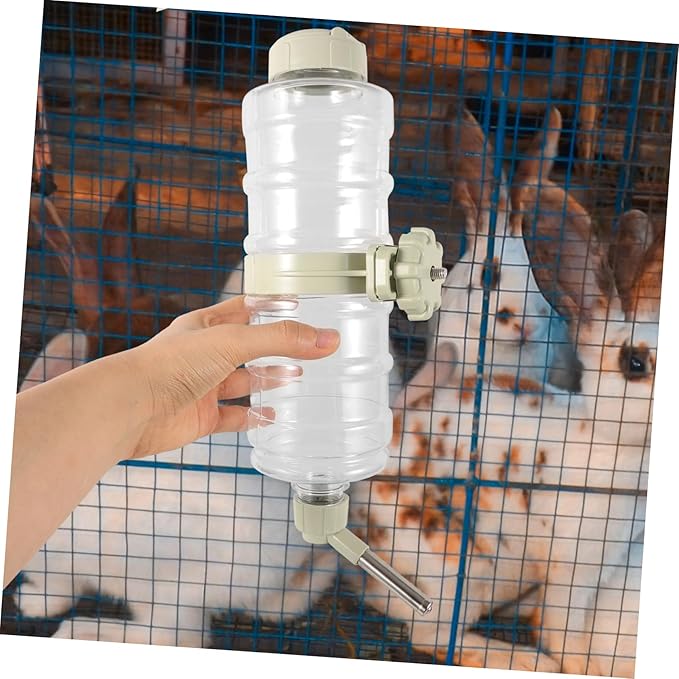 Automatic Pet Water Dispenser Overflow Dog and Cat Water Feeder Design Hanging Water Bottle for Small Pets Prevents Spills and Ensures Hydration