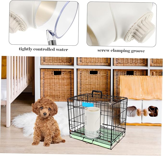 BESPORTBLE Dog Automatic Water Dispenser Hanging Pet Feeder for Dogs Capacity and Easy to Install and for Home and Travel