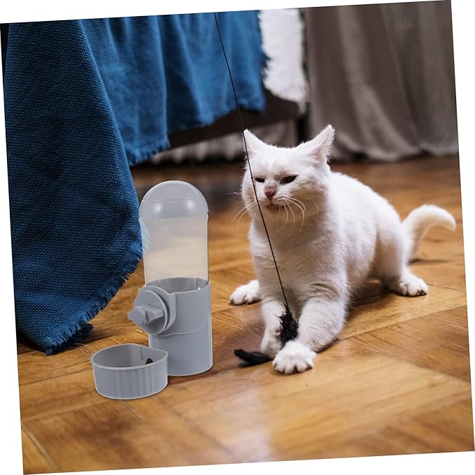 Hanging Dog Water Feeder Automatic Pet Water Dispenser Stable and Cats Easy to Install Capacity for Home Use and Pet Cages