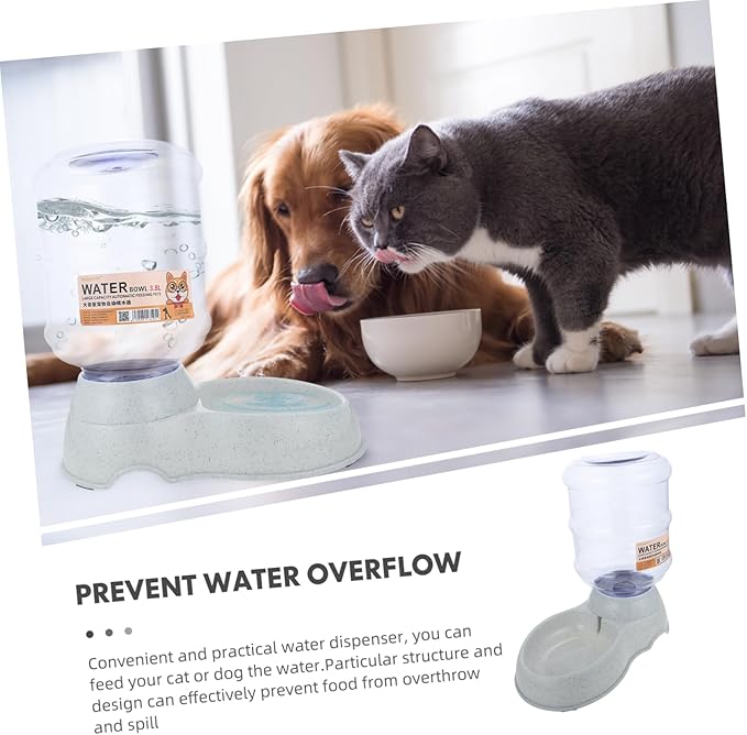 Automatic Pet Waterer Large Capacity Cat and Dog Water Bowl Feeder Safe Easy to Use Pet Water Container